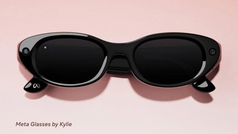 A narrow oval cat-eye sunglass frame from a designer collaboration